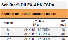 Schlüter®-DILEX-AHK-TSDA