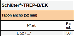 Accesorio para Schlüter®-TREP-B