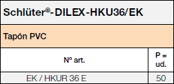 Schlüter®-DILEX-HKU36/EK