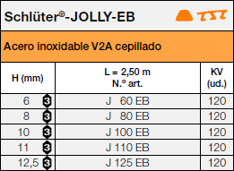 Schlüter®-JOLLY-EB