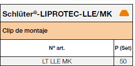 Schlüter®-LIPROTEC-LLE/MK