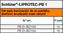 Schlüter®-LIPROTEC-PB 1